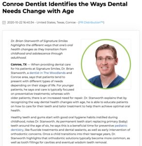 Dr. Stanworth explains how teeth change as we get older and which dental treatments can address growing concerns.